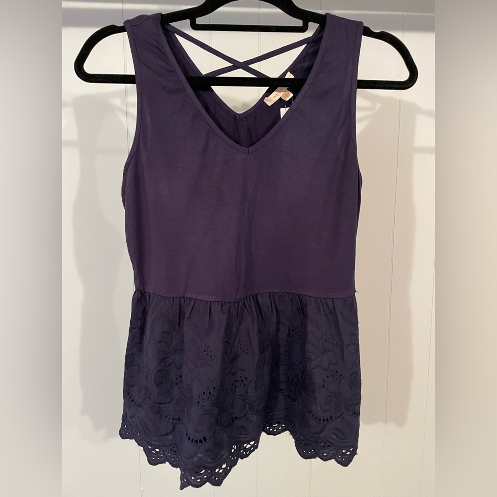 Skies are Blue Navy Top